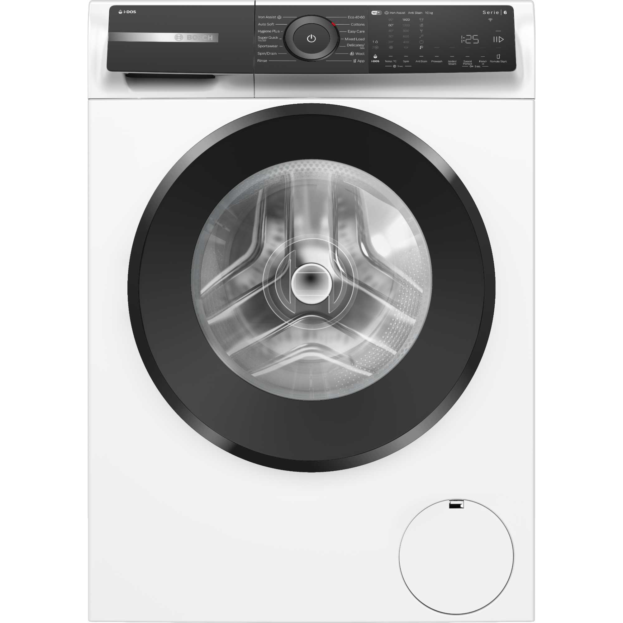 WGH254A0GB Series 6 10kg 1400rpm Smart Washing Machine with i-Dos