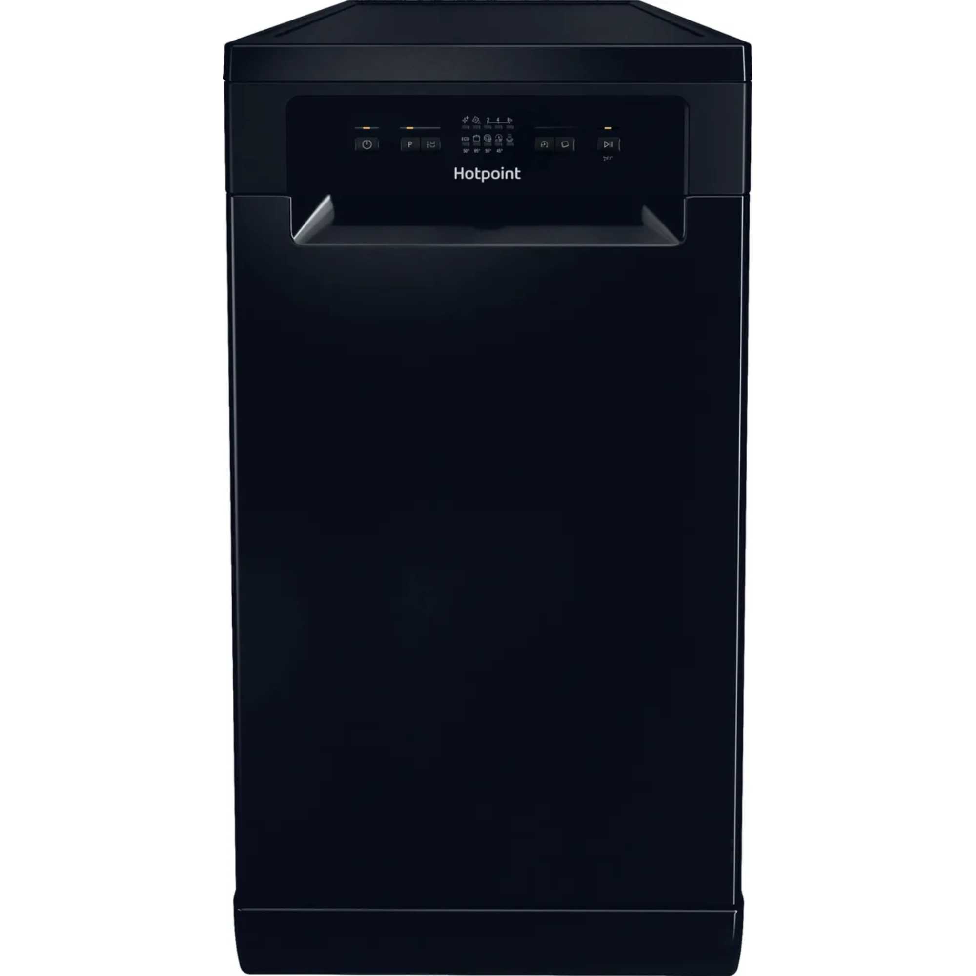 HP2FE10CS90BUK 45cm 10 Place Settings Slimline Dishwasher - Black