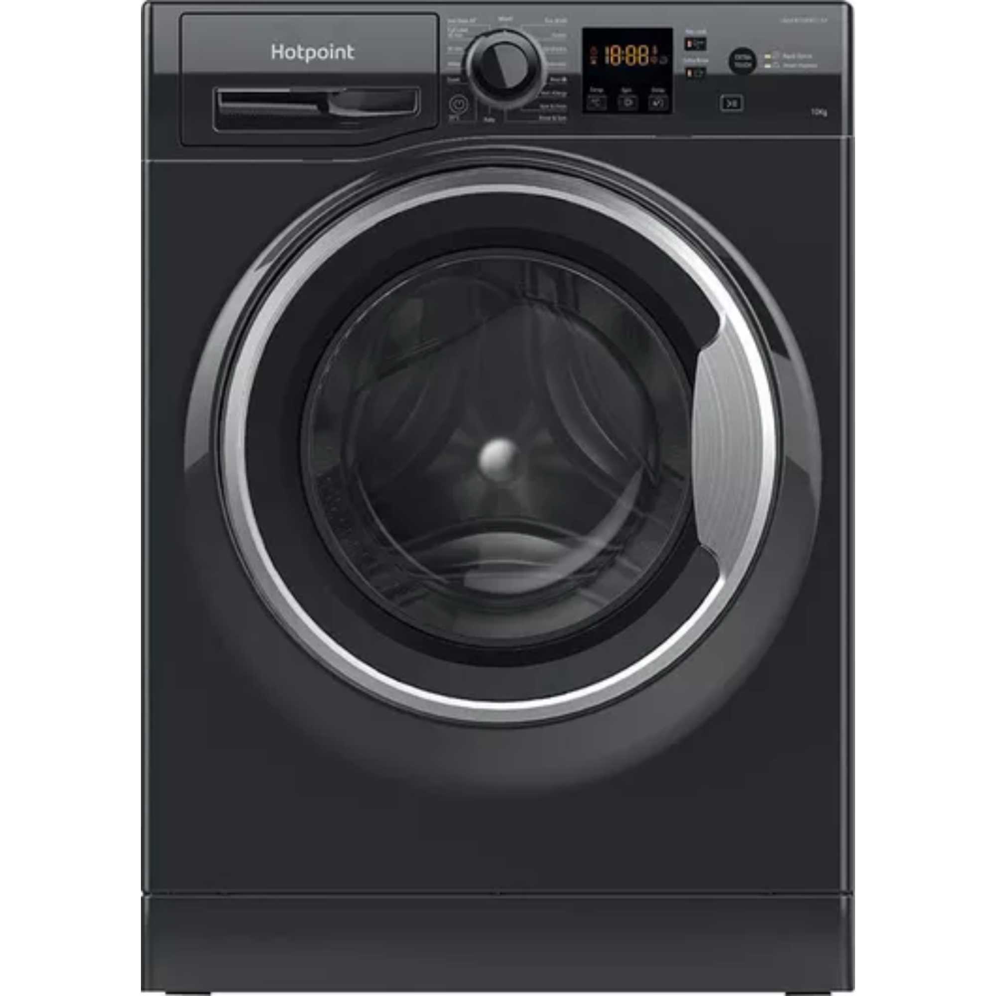 NSWM 1046 BS UK 10kg 1400rpm Anti-Stain Washing Machine - Black