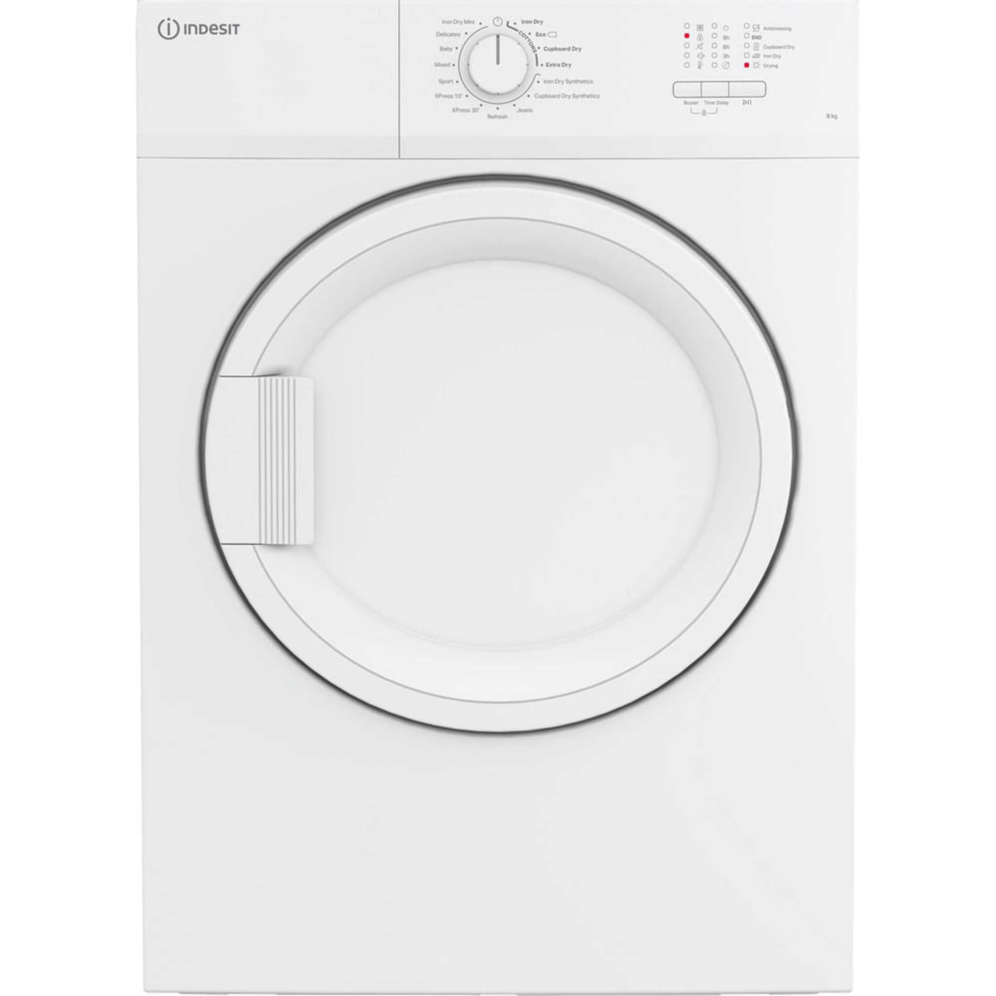 C YD A81 WWGL UK 8kg Air Vented Tumble Dryer - White