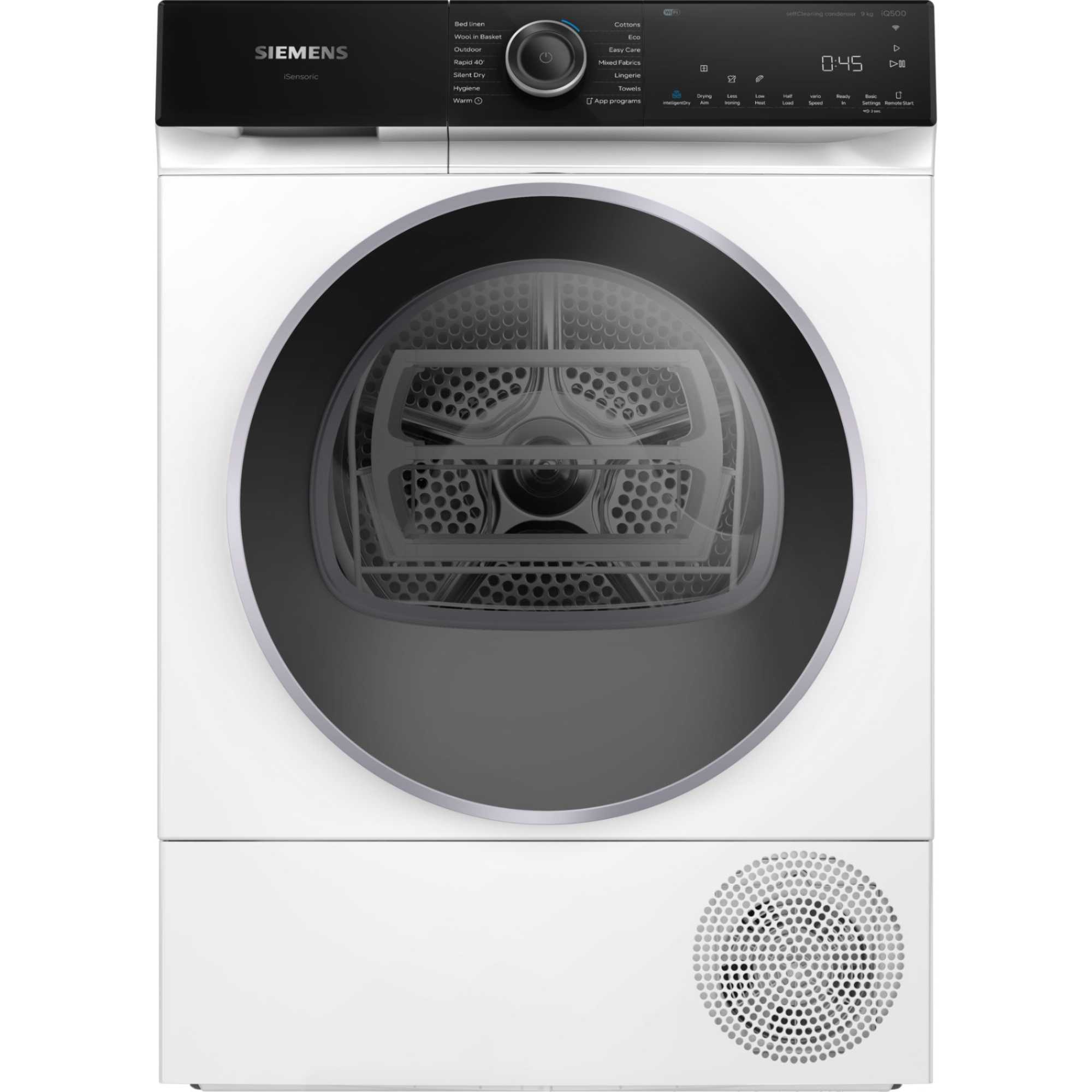 WQ46H2D9GB iQ500 9kg Heat Pump Tumble Dryer - White