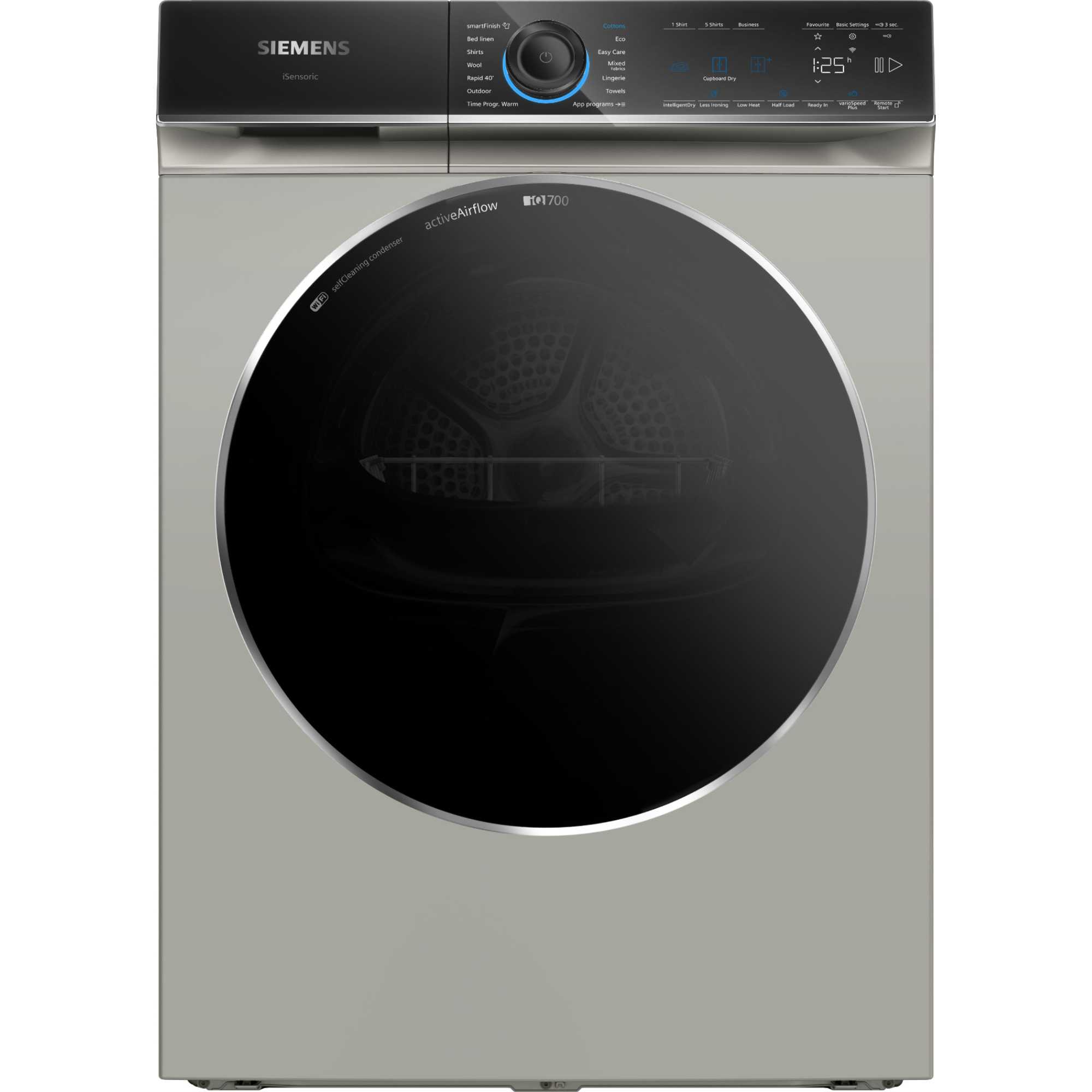 WR47B2CSGB IQ700 9kg Heat Pump Smart Tumble Dryer - Graphite