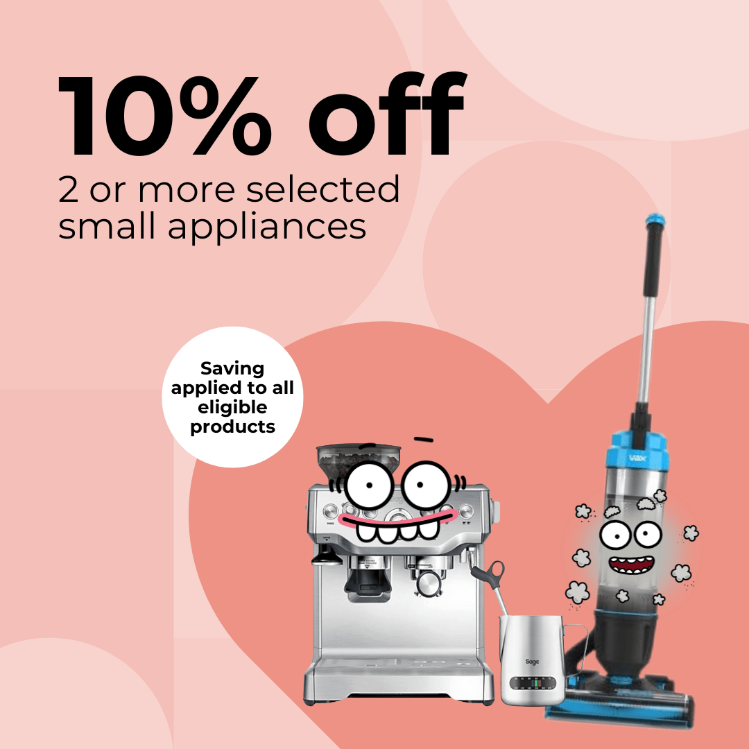 Extra 10% off small kitchen appliances when you buy two or more